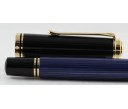 Pelikan Souveran R800 Blue and Black Roller Ball Pen (New Logo)