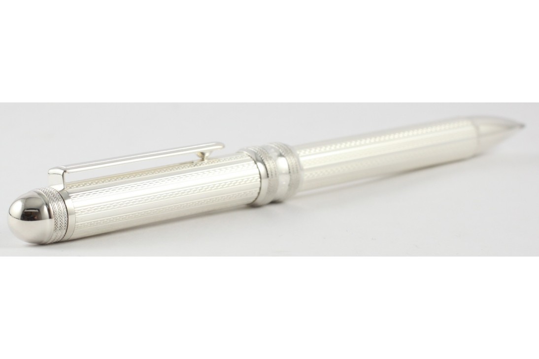 Platinum 3 in 1 Silver Plated - Net- Multi Function Pen