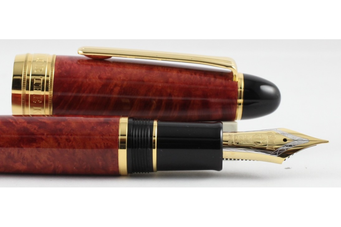 Sailor King of Pens Red Brier Wood Fountain Pen