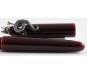 Nakaya Portable Writer Aka Tamenuri with Dragon 2 stopper Fountain Pen