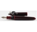 Nakaya Portable Writer Aka Tamenuri with Dragon 2 stopper Fountain Pen