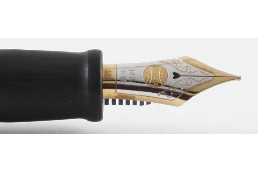 Nakaya Portable Writer Hairline with Dragon 2 Stopper Fountain Pen