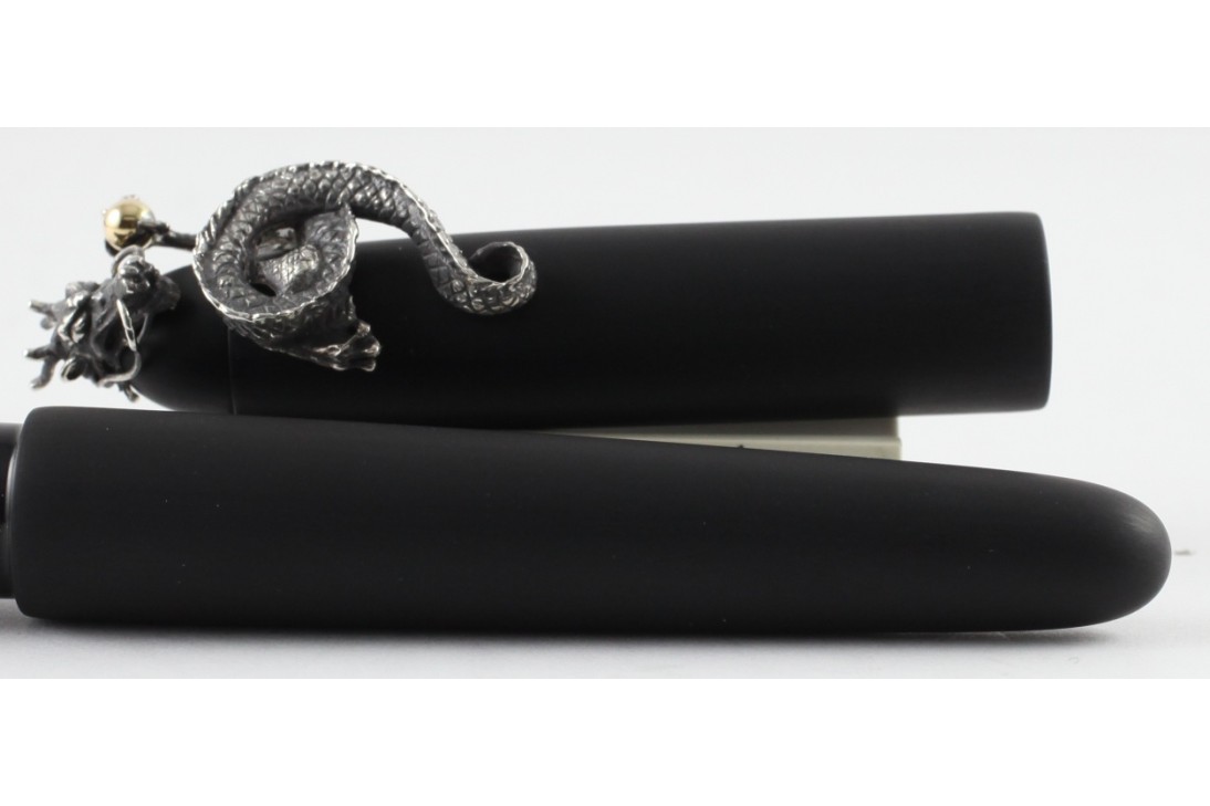 Nakaya Portable Writer Hairline with Dragon 2 Stopper Fountain Pen