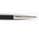 S.T. Dupont Defi Black Leather and Palladium Ball Pen