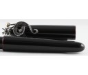 Nakaya Portable Writer Kuro Tamenuri with Dragon 2 Stopper Fountain Pen