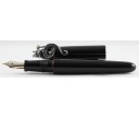 Nakaya Portable Writer Kuro Tamenuri with Dragon 2 Stopper Fountain Pen