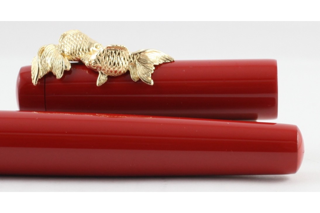 Nakaya Neo Standard Shu with Goldfish Stopper Fountain Pen