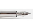 Caran d'Ache Varius Ceramic White Silver Plated Fountain Pen