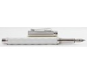 Caran d'Ache Varius Ceramic White Silver Plated Fountain Pen
