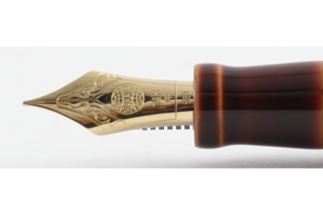Nakaya Piccolo Long Writer Toki-Tamenuri Fountain Pen