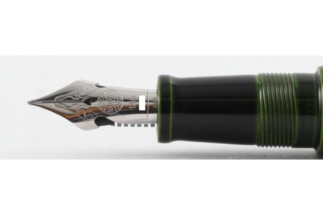 Nakaya Piccolo Writer Midori-tamenuri Fountain Pen
