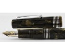 Omas Limited Edition 90th Anniversary Celluloid Silver Trim Fountain Pen Set