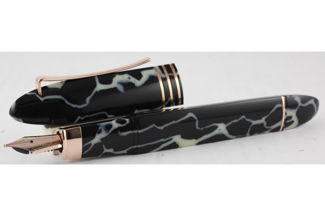 Omas Limited Edition 360 Vintage 2014 Wild Celluloid Rose Gold Trim Fountain Pen