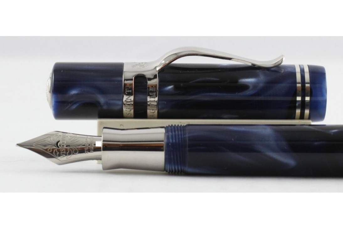 Visconti Special Edition Ragtime Typhoon Blue Fountain Pen