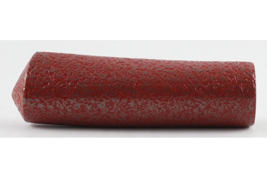 Nakaya Dorsal Fin Version 2 Ishime Silver (Tin) Red Kanshitsu Fountain Pen