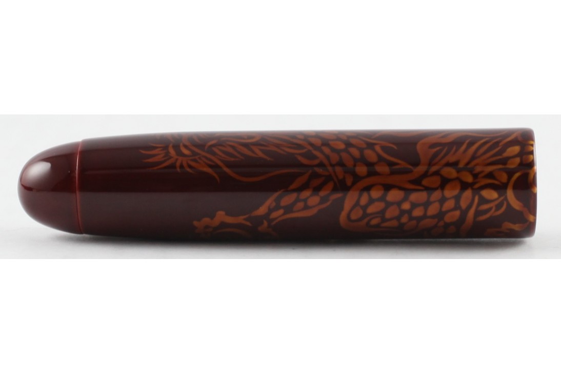 Nakaya Cigar Writer Portable Tame-Sukashi Ascending Dragon 2 A Fierce Face Fountain Pen
