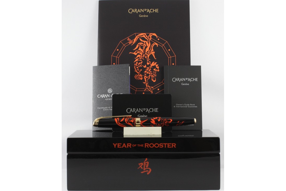 Caran d'Ache Limited Edition 2017 Year of The Rooster Roller Ball Pen