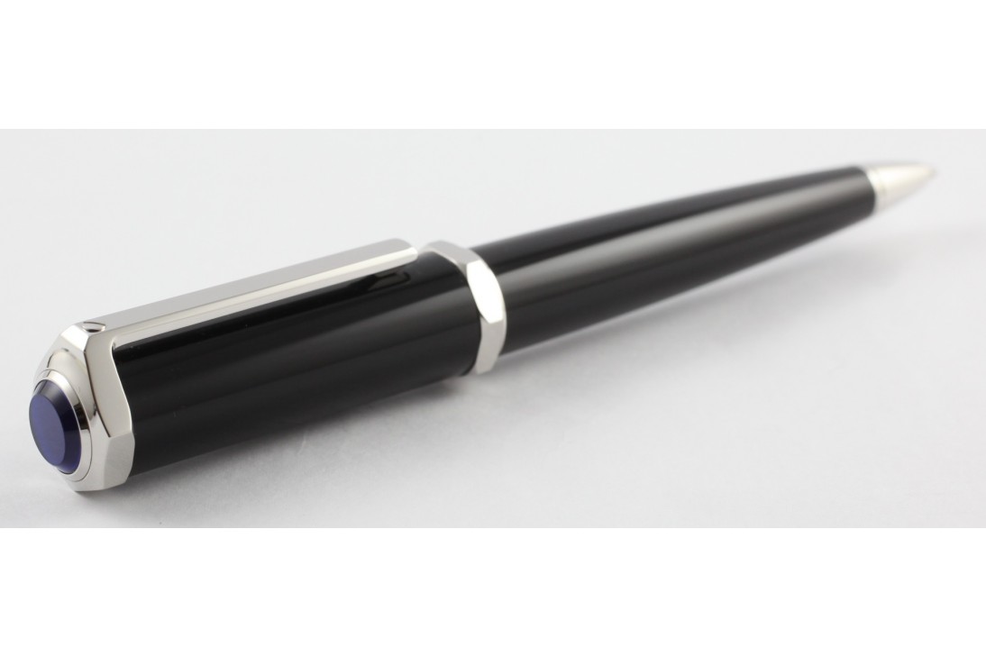 Cartier OP000155 Santos-Dumont Black Composite Palladium Finish Ball Pen