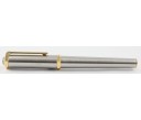 Cartier OP000054 Santos-Dumont Metal Body Gold Trim Roller Ball Pen