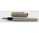 Cartier OP000054 Santos-Dumont Metal Body Gold Trim Roller Ball Pen
