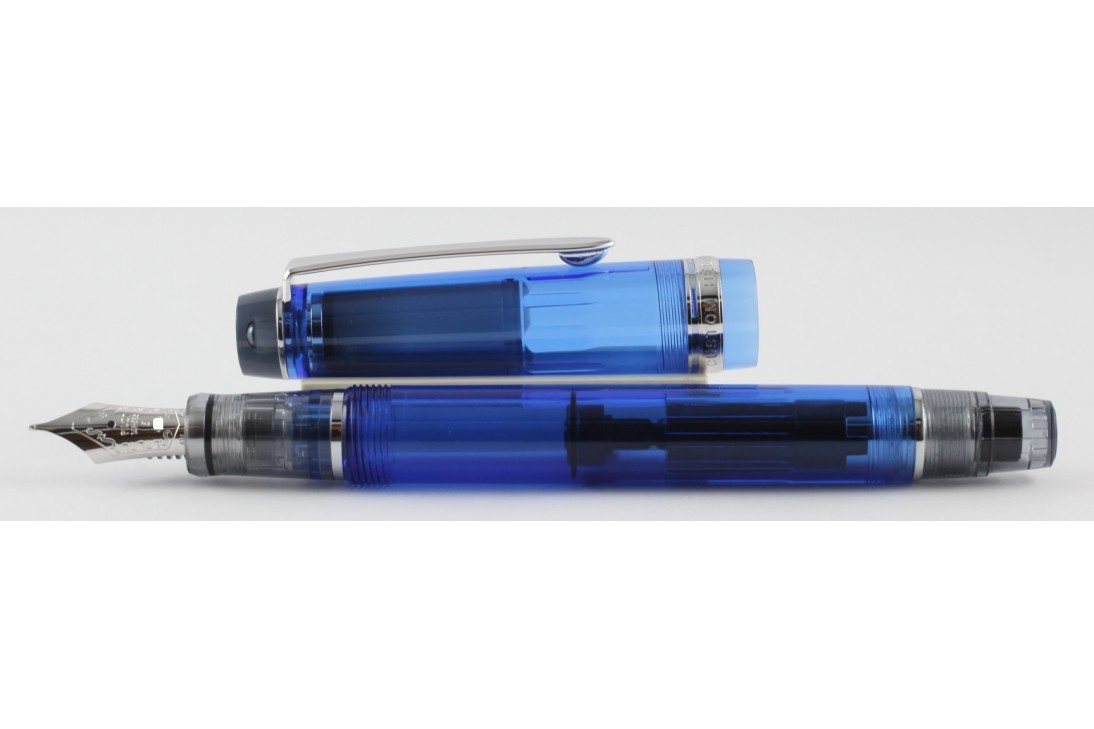 Pilot Custom Heritage 92 Transparent Blue Fountain Pen