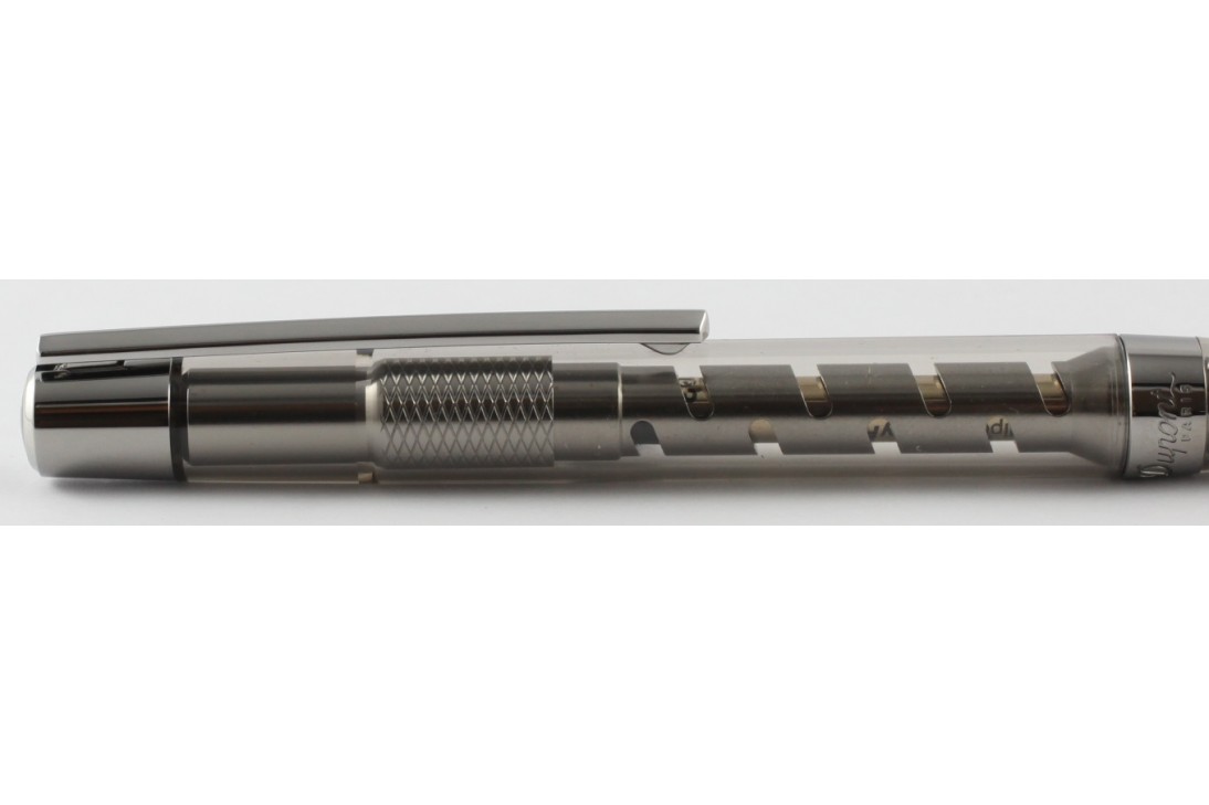 S.T. Dupont Defi Transparent Gun Metal Ball Pen