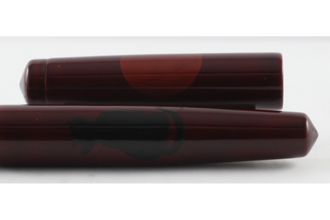 Nakaya Piccolo Long Writer A Enjoying the Moon Cat Fountain Pen