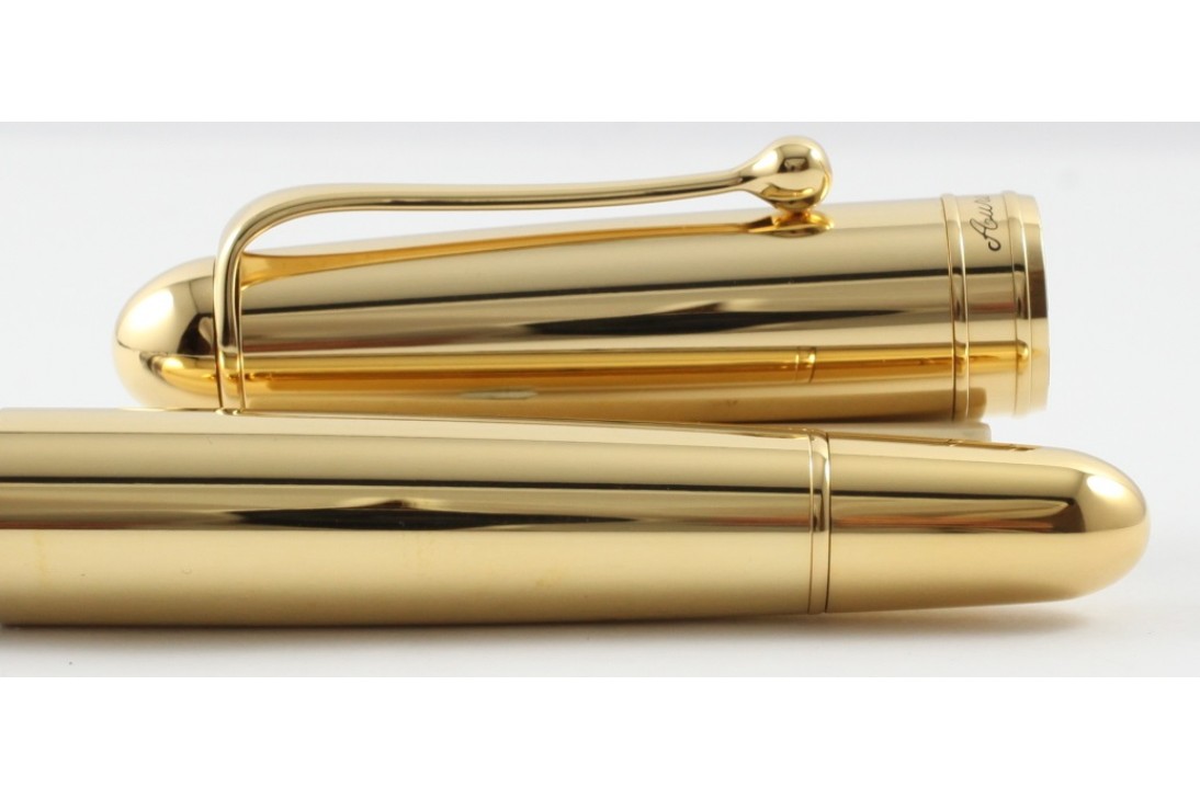 Aurora Limited Edition 88 Anniversary Gold Plated Fountain Pen with Flexible 'F' nib