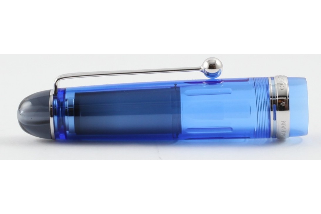 Pilot Custom 74 Transparent Blue Fountain Pen