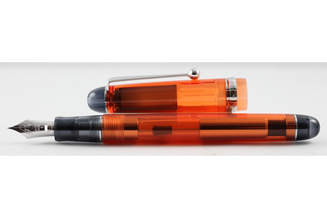 Pilot Custom 74 Transparent Orange Fountain Pen