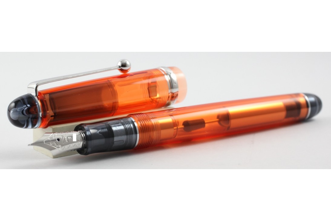 Pilot Custom 74 Transparent Orange Fountain Pen