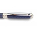 ST Dupont Line D Medium Guilloche Under Blue Lacquer Ball Pen