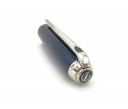 ST Dupont Line D Medium Guilloche Under Blue Lacquer Roller Ball Pen