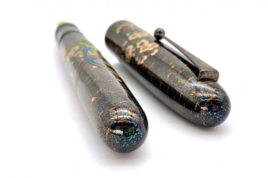 Namiki Emperor Rakucho Birds and Weeping Cherry Blossom Fountain Pen