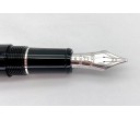 Platinum 3776 Century Black Diamond Translucent Rhodium Trim Fountain Pen