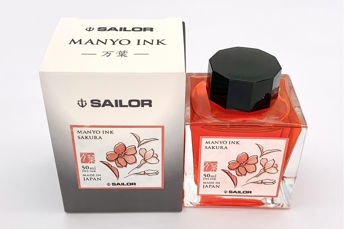 Sailor Manyo Ink Bottle 50ml - Sakura
