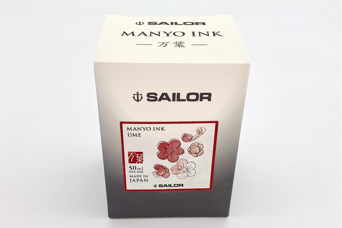 Sailor Manyo Ink Bottle 50ml - Ume