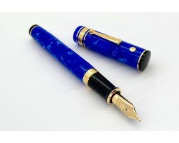Wahl Eversharp Decoband FP Blue Amalfi Fountain Pen with Gold Trim