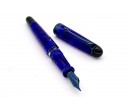 Aurora Limited Edition 88 Terra (Earth) Anodized Blue Trim and Nib Fountain Pen