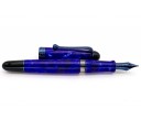 Aurora Limited Edition 88 Terra (Earth) Anodized Blue Trim and Nib Fountain Pen
