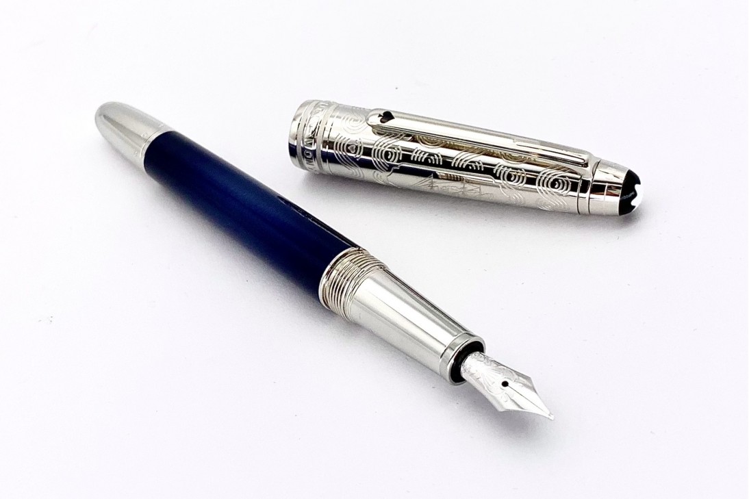 Montblanc MB.126348 Meisterstuck Around the World in 80 days Doue Classique 145 Fountain Pen