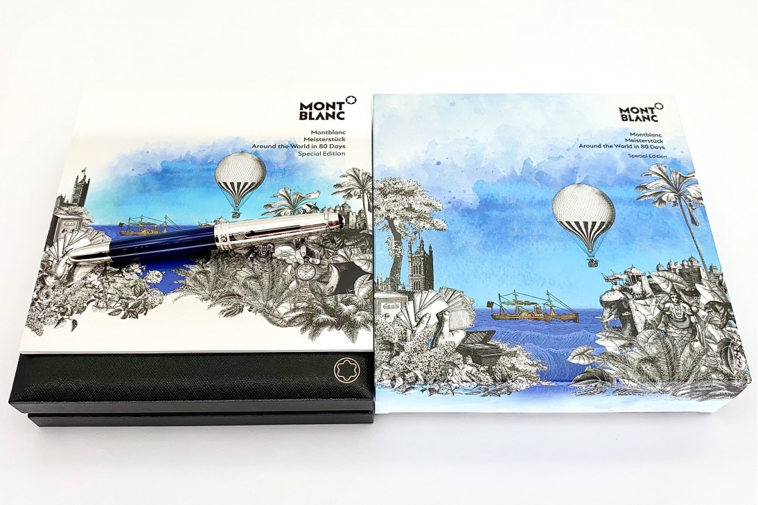 Montblanc MB.126348 Meisterstuck Around the World in 80 days Doue Classique 145 Fountain Pen