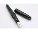 Nakaya Cigar Portable Ishi-me Kan-shitsu Technique in Silver Finish Fountain Pen