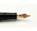 Nakaya Piccolo Long Writer Kuro-Roiro String-Rolled Model Fountain Pen with Pinkgold Spider Stopper