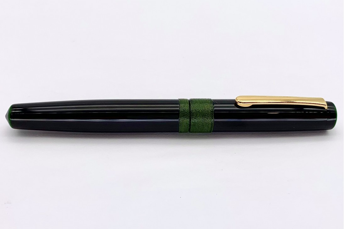 Nakaya Piccolo Long Writer Midori-Tamenuri String-Rolled Model Fountain Pen