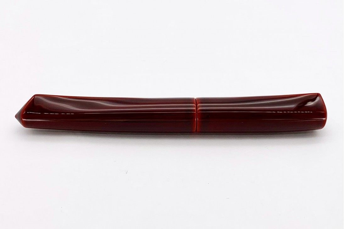 Nakaya Dorsal Fin Version 2 Aka-Tamenuri Fountain Pen