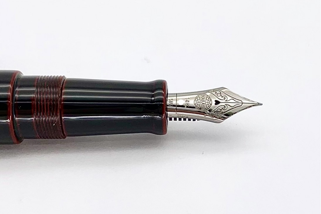 Nakaya Dorsal Fin Version 2 Kuro-Tamenuri Fountain Pen