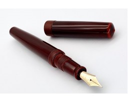 Nakaya Piccolo Long Cigar Aka-Tamenuri String-Rolled Model Fountain Pen