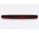 Nakaya Piccolo Long Cigar Aka-Tamenuri String-Rolled Model Fountain Pen