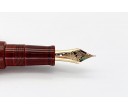Nakaya Piccolo Long Cigar Aka-Tamenuri String-Rolled Model Fountain Pen